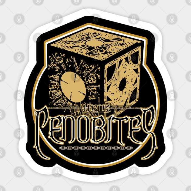 Cenobites - hellraiser - horror - sports team Sticker by wet_chicken_lip